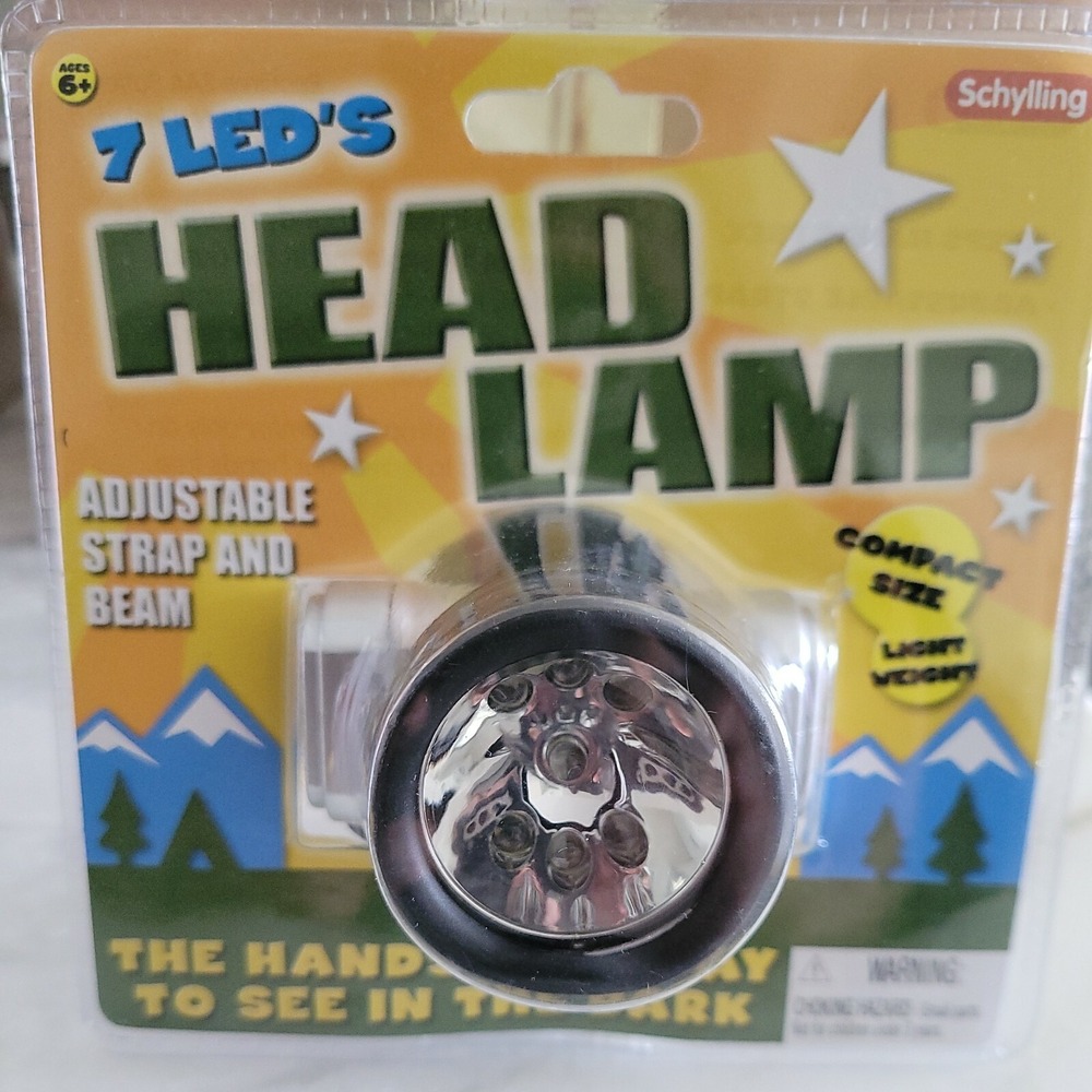 Schylling Head Lamp‎ 7 Led's Compact Size